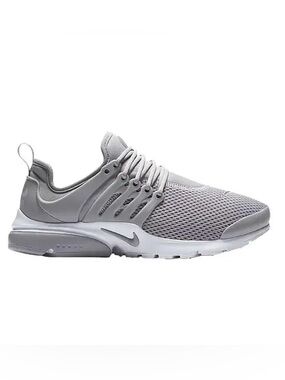 Nike Air Presto Light Smoke Grey Sneakers Size 8 Mesh Midfoot Cage Lace